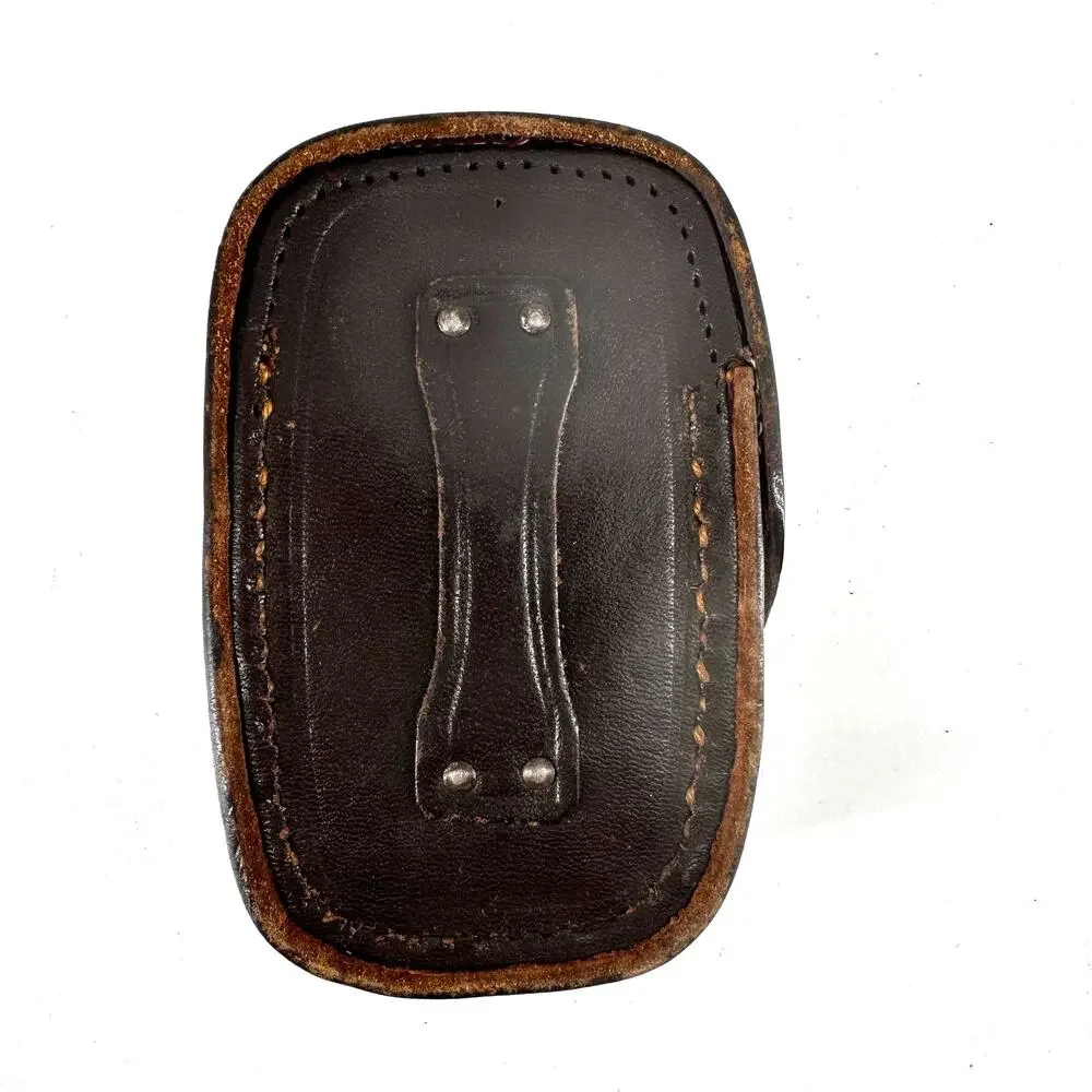 Vintage GE Light Meter Leather Case Brown with Velvet Lining Photography